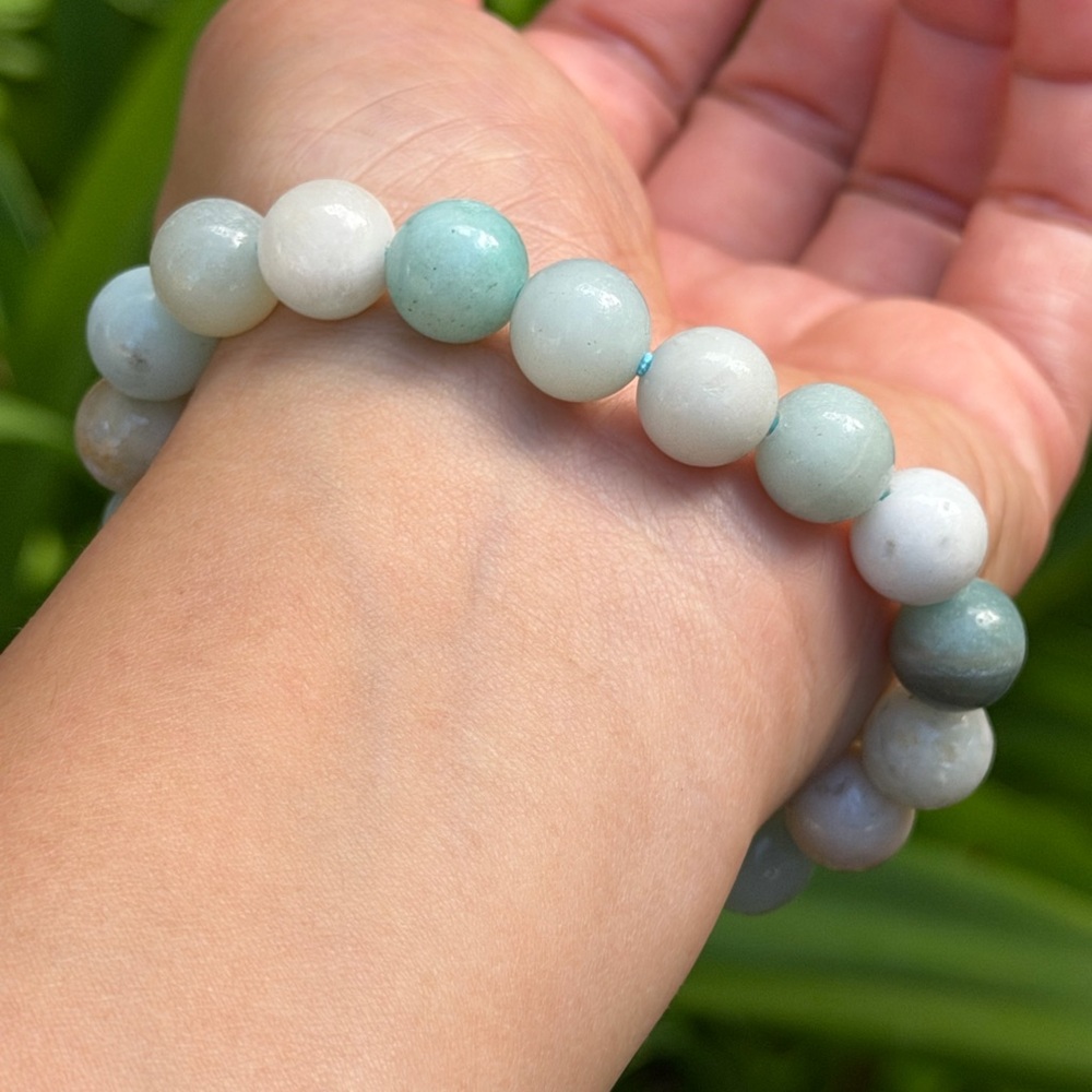 10mm stretchable Carribean Calcite bracelet 0440‎ - Picture 5 of 9